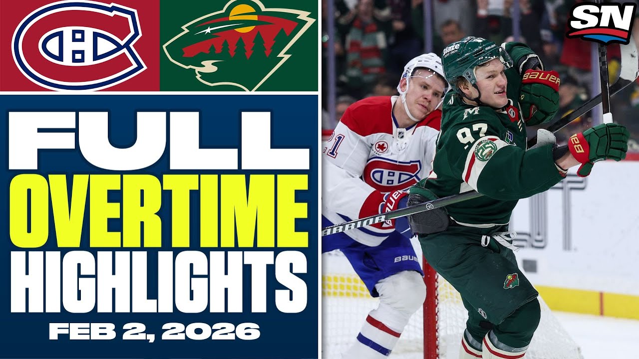 Montreal Canadiens at Minnesota Wild | FULL Overtime Highlights - February 2, 2026
