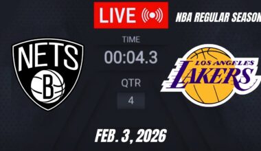 NBA LIVE! Los Angeles Lakers vs Brooklyn Nets | February 3, 2026 | Lakers vs Nets LIVE 2K26