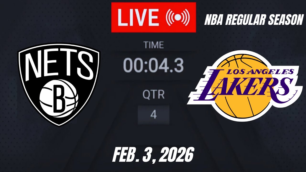 NBA LIVE! Los Angeles Lakers vs Brooklyn Nets | February 3, 2026 | Lakers vs Nets LIVE 2K26