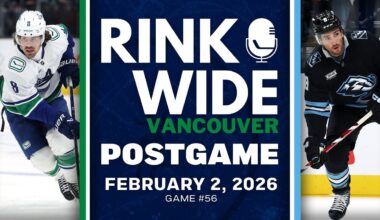 RINK WIDE POST-GAME: Vancouver Canucks at Utah Mammoth | Game #56 - Feb. 2, 2026
