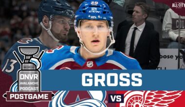 The Colorado Avalanche lose to the Red Wings 30 seconds in | DNVR Avalanche Postgame