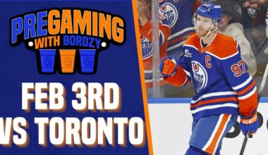 MCDAVID vs. MATTHEWS AS THE EDMONTON OILERS HOST THE TORONTO MAPLE LEAFS | PREGAMING WITH BORDZY