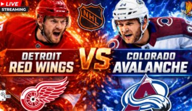 Detroit Red Wings vs Colorado Avalanche: NHL Vertical Live Play by Play and Watch Party