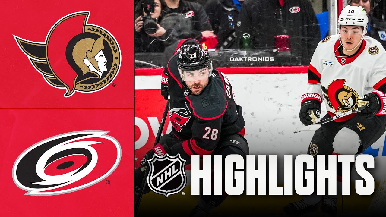 Senators vs. Hurricanes | NHL Highlights | February 03, 2026