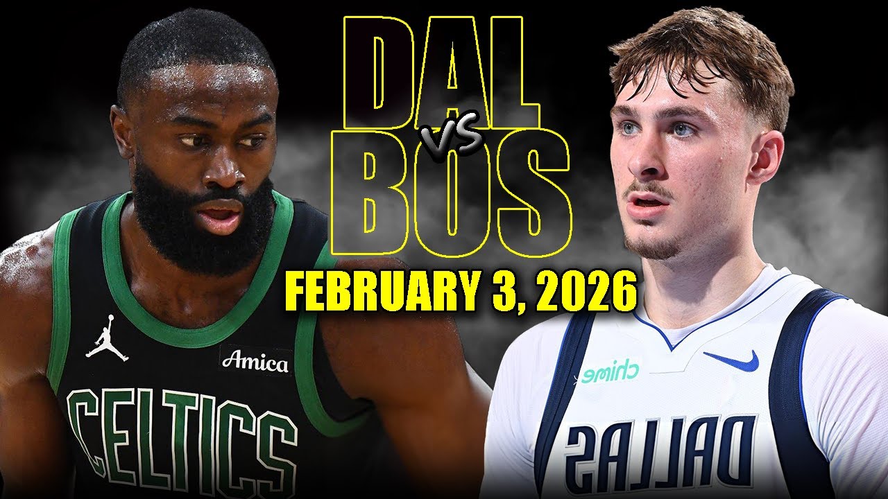 Dallas Mavericks vs Boston Celtics Full Game Highlights – February 3, 2026 | NBA Season
