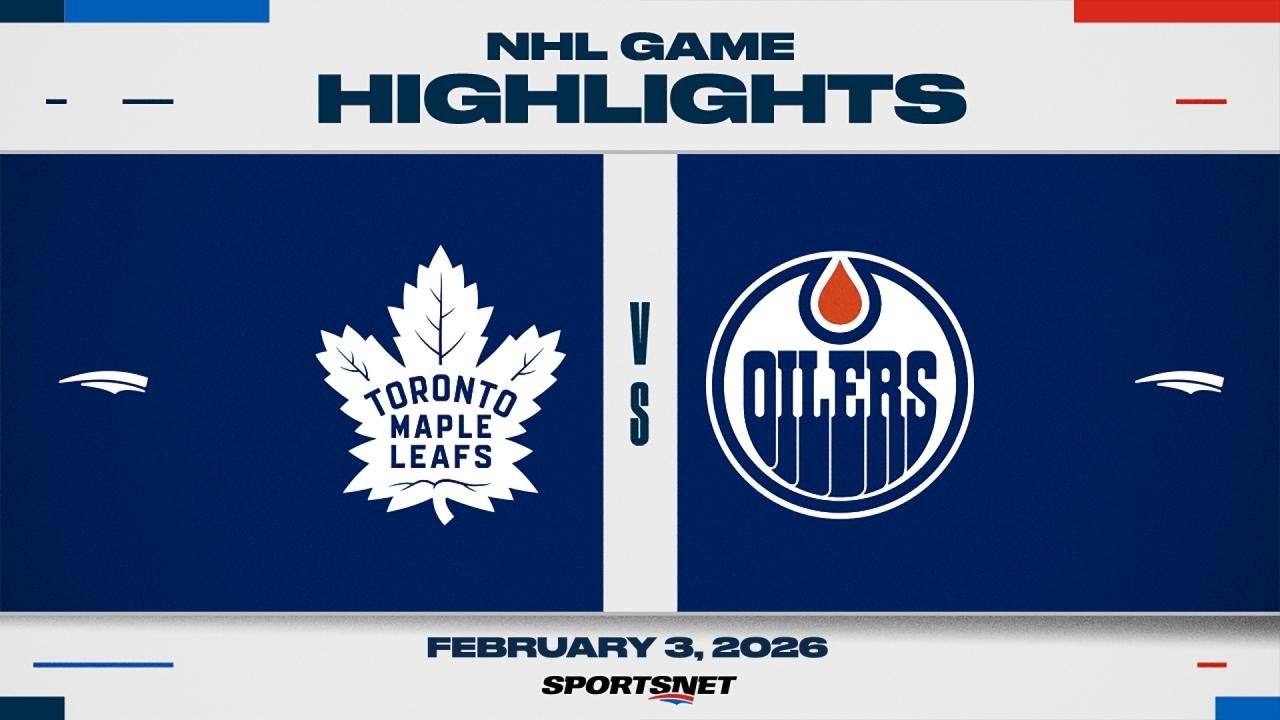 NHL Highlights | Maple Leafs vs. Oilers - February 3, 2026