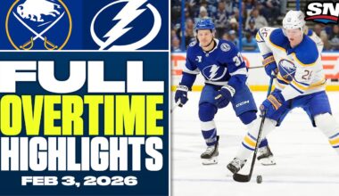 Buffalo Sabres at Tampa Bay Lightning | FULL Overtime Highlights - February 3, 2026
