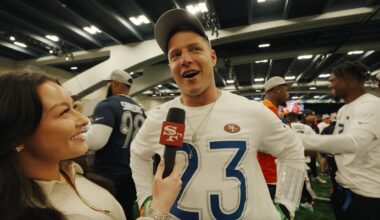McCaffrey, Juszczyk Talk Team NFC Pro Bowl Win in San Francisco | 49ers