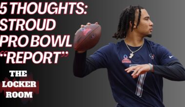 REACTION To Report Texans CJ Stroud DECLINED Pro Bowl Invite To Focus On Next Season, Five Thoughts!