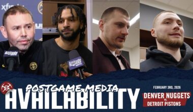 ALL Denver Nuggets Postgame Media vs. DET 🎙️