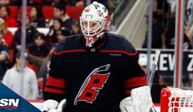 Hurricanes' Brandon Bussi Makes Desperation Save To Rob Senators' Nick Cousins