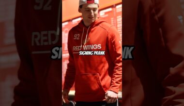 Asking Detroit Red Wings players to sign random items