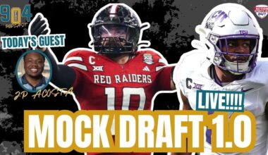 Club 904 | LIVE Jacksonville Jaguars MOCK DRAFT 1.0 w/