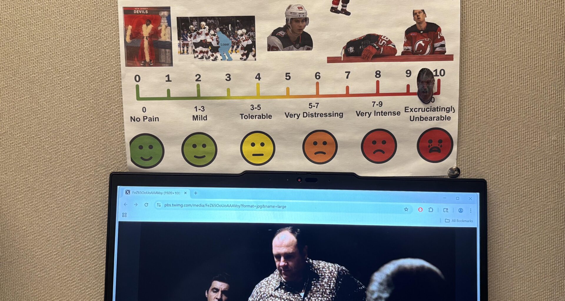 Weekly Update of the Devils Pain Meter