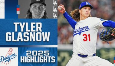 Tyler Glasnow's BEST moments with the 2025 World Series champion Dodgers! 💪