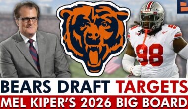 Chicago Bears Draft Targets From ESPN Mel Kiper’s 2026 NFL Draft Big Board