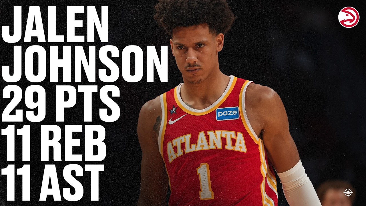 Jalen Johnson posts 9th triple-double of season in Hawks Win over Heat