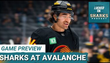 Sharks’ Kiefer Sherwood DEBUTS on Top Line—Can San Jose SURPRISE the Avalanche?