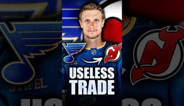 DEVILS MAKE A DESPERATE TRADE: NICK BJUGSTAD TO NEW JERSEY, THOMAS BORDELEAU TO ST LOUIS BLUES