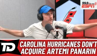 Carolina Hurricanes do not trade for Artemi Panarin from the New York Rangers