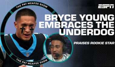 Bryce Young says rookie phenom Tet McMillan made his life easier 👏 | The Pat McAfee Show