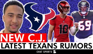 INSANE Texans Rumors: Davis Mills Trade Interest, Ed Ingram Massive Contract + New Look C.J. Stroud