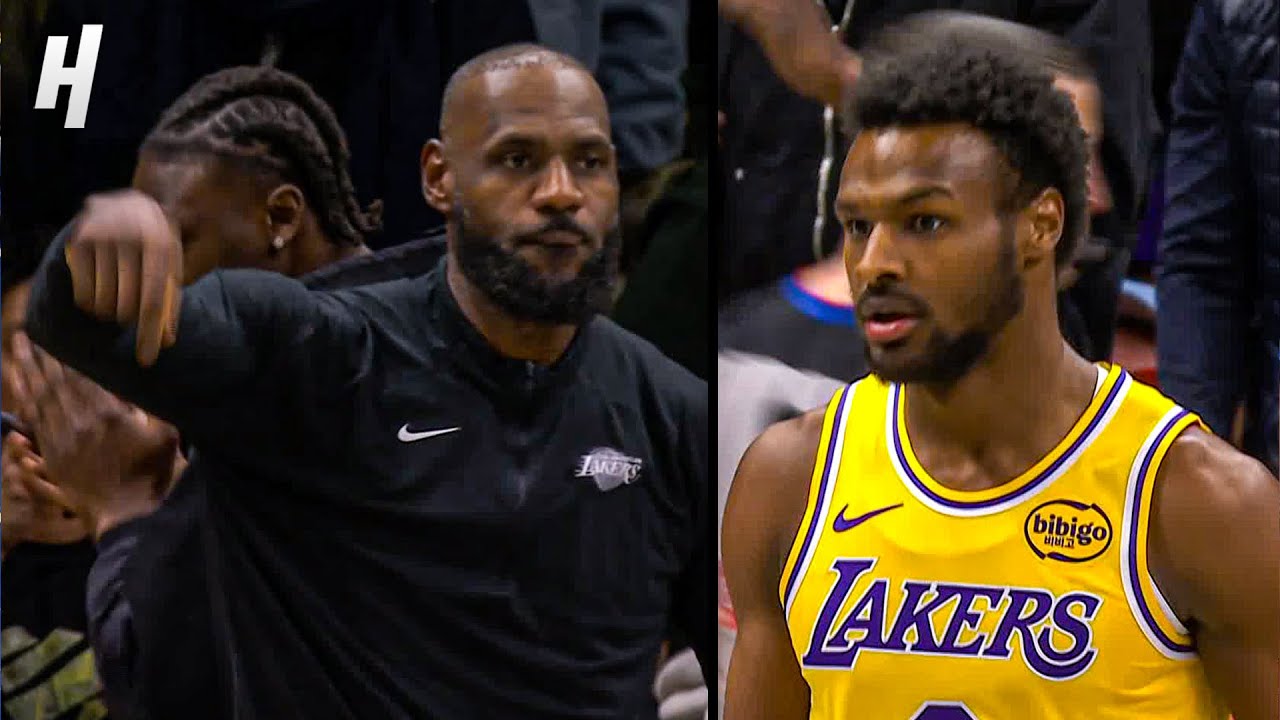 Brooklyn Gets LOUD for Bronny 🗣️… Then the Alley-Oop 🔥