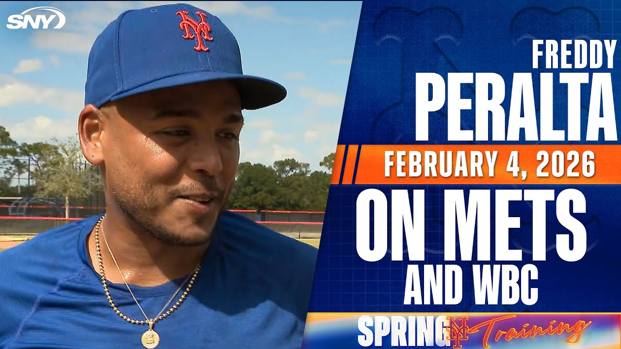 Mets starter Freddy Peralta on meeting new teammates, skipping WBC