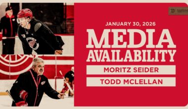 Moritz Seider, Todd McLellan Practice Media | Jan. 30, 2026