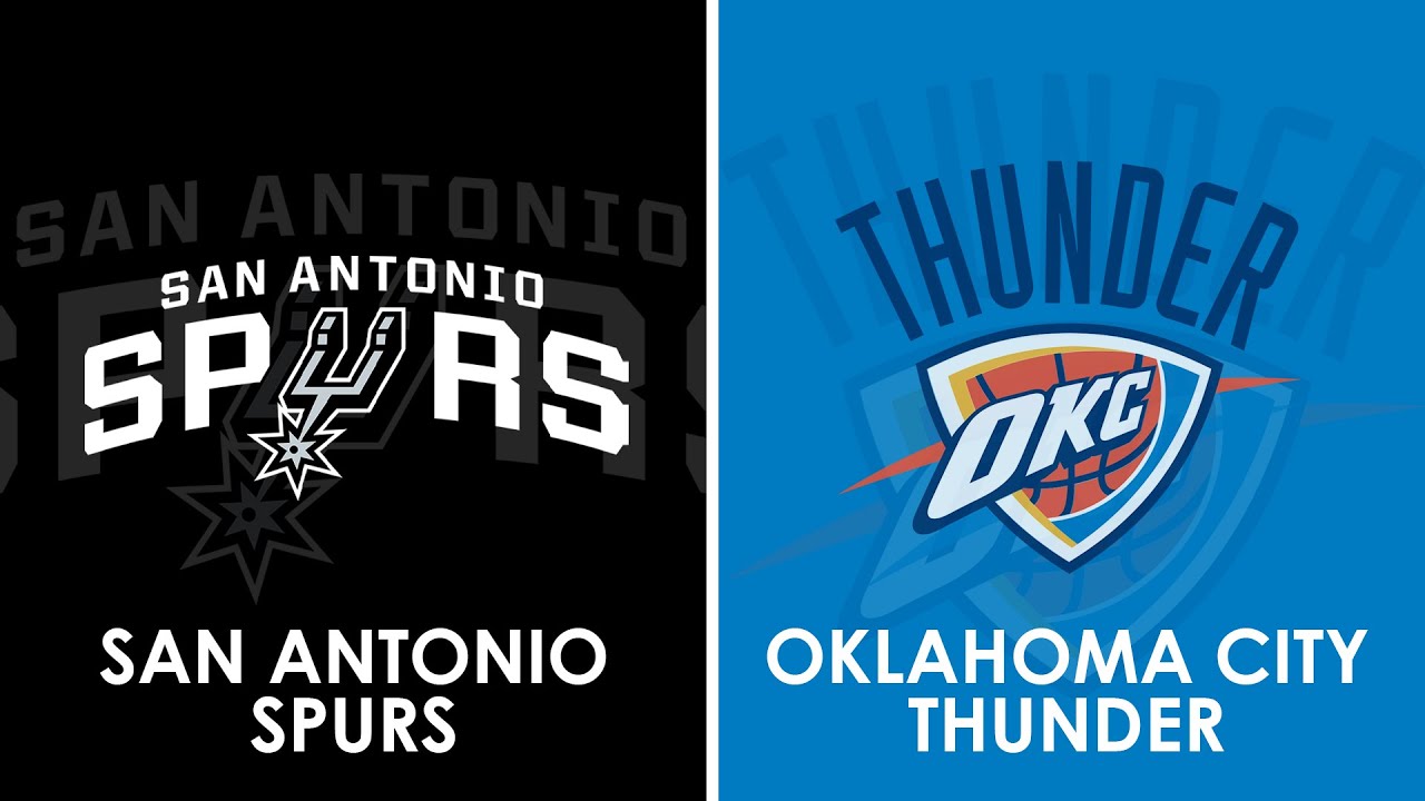 San Antonio Spurs vs Oklahoma City Thunder NBA Live Scoreboard