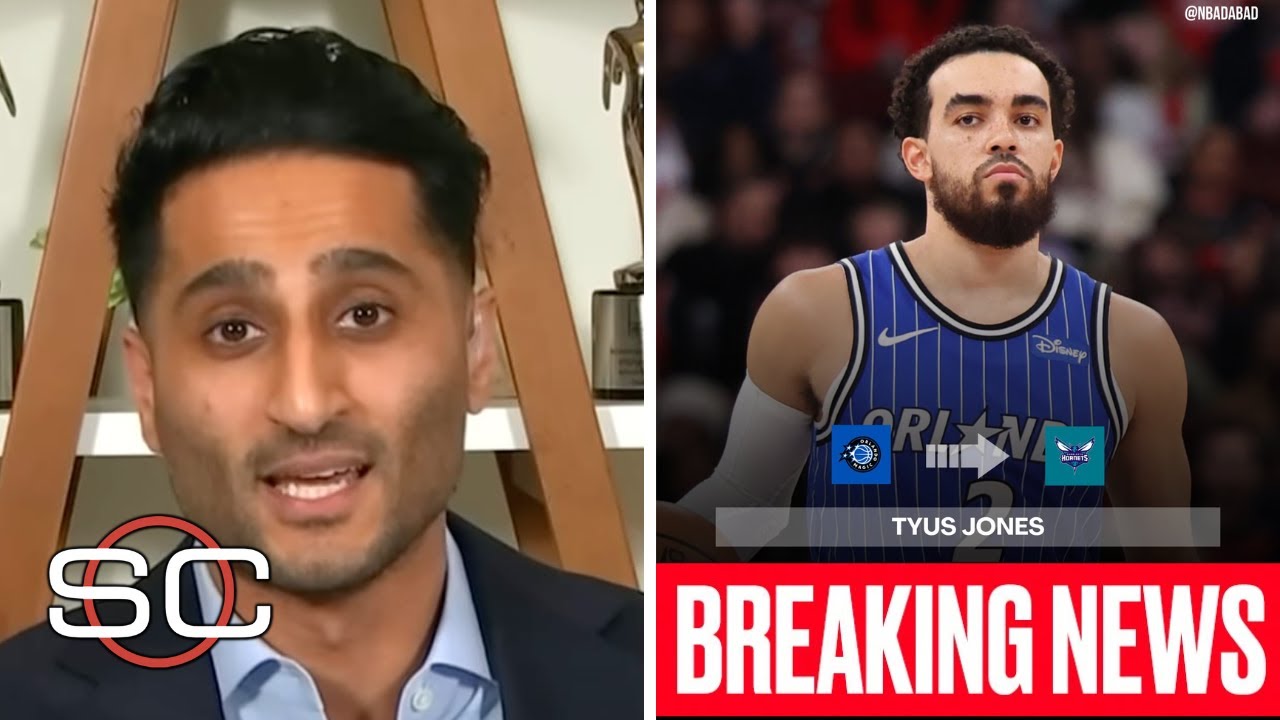Shams Charania BREAKING: Orlando Magic trade Tyus Jones to Charlotte Hornets for cash considerations