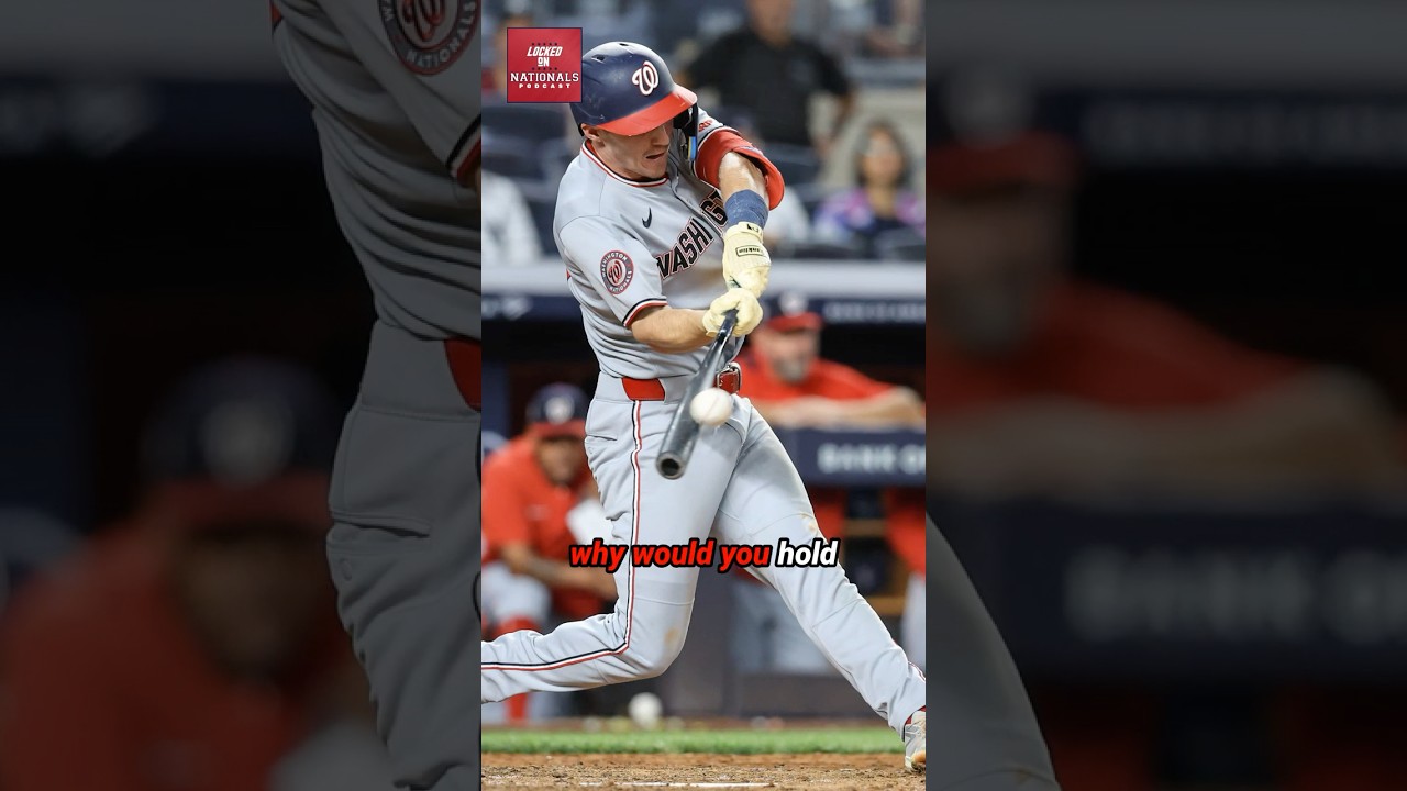 Nationals should consider trading Jacob Young now! #shorts #nationals #mlb