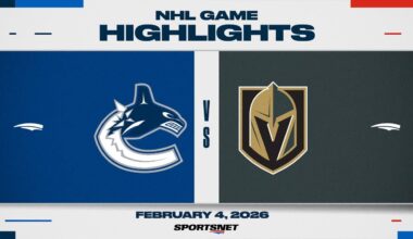NHL Highlights | Canucks vs. Golden Knights - February 4, 2026