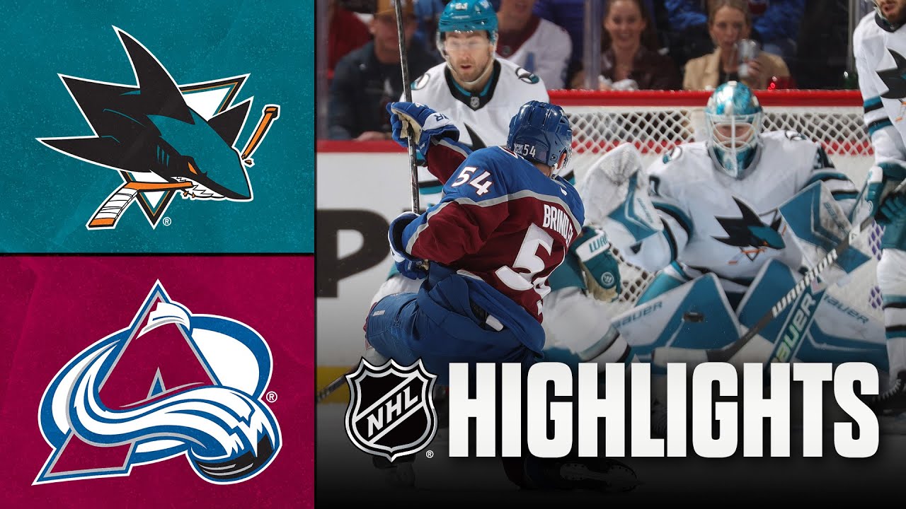 Sharks vs. Avalanche | NHL Highlights | February 04, 2026