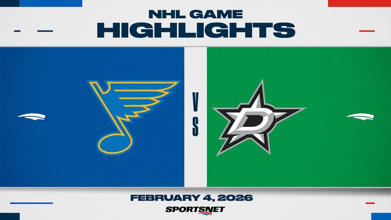 NHL Highlights | Blues vs. Stars - February 4, 2026