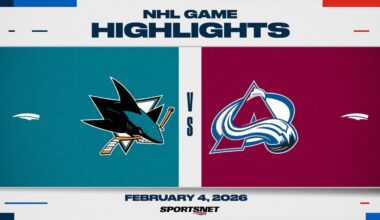 NHL Highlights | Sharks vs. Avalanche - February 4, 2026