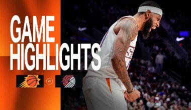 6 Double Digit Scorers, 3 With 20+ as Phoenix Suns Take Down Portland Trail Blazers