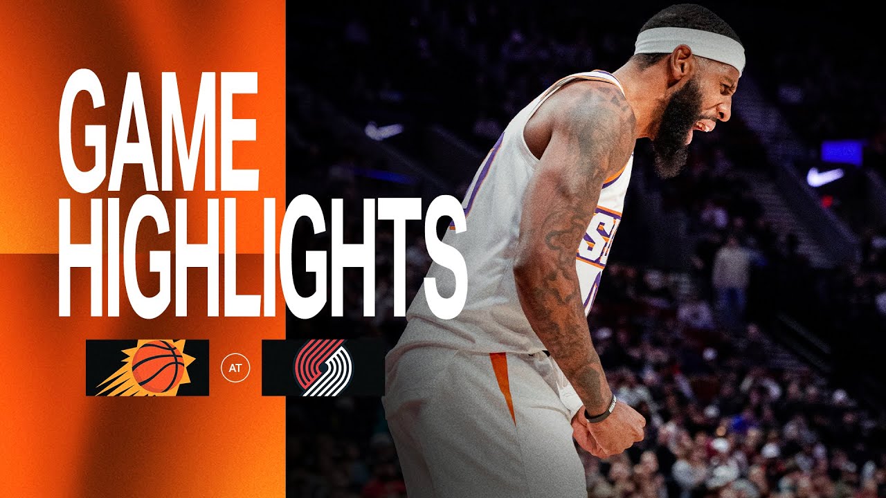 6 Double Digit Scorers, 3 With 20+ as Phoenix Suns Take Down Portland Trail Blazers