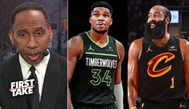 FIRST TAKE | Giannis to Timberwolves - Stephen A. Smith on Harden trade effect to NBA Trade deadline
