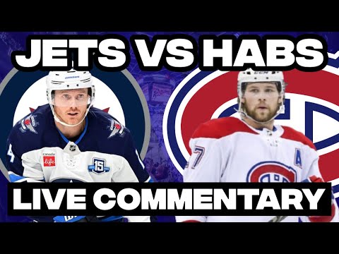 Montreal Canadiens Vs Winnipeg Jets LIVE COMMENTARY! | 2025-26 NHL Season