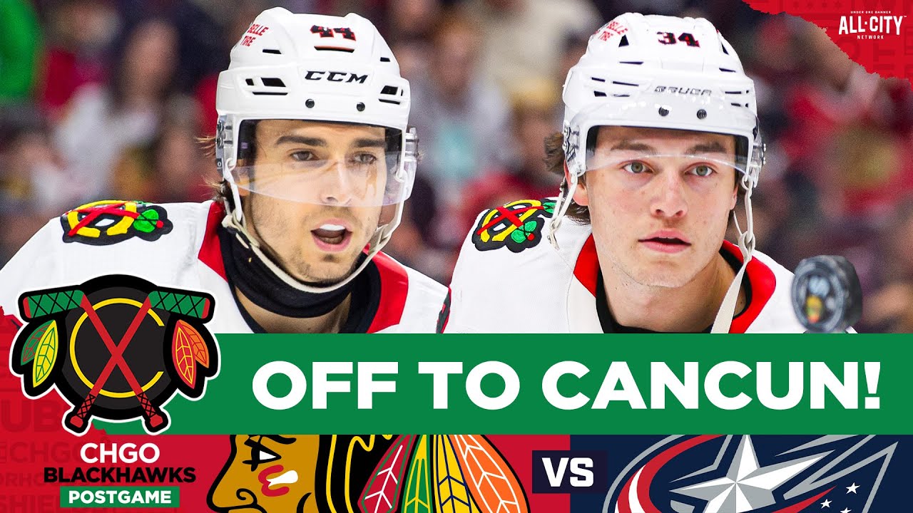 BLACKHAWKS POSTGAME: Kaiser and Dach HIT With Injuries in SHUTOUT Loss to Columbus | CHGO Blackhawks