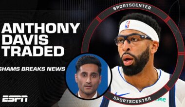 Anthony Davis TRADED to Wizards & Jared McCain TRADED to Thunder 🚨 Shams breaks news | SportsCenter
