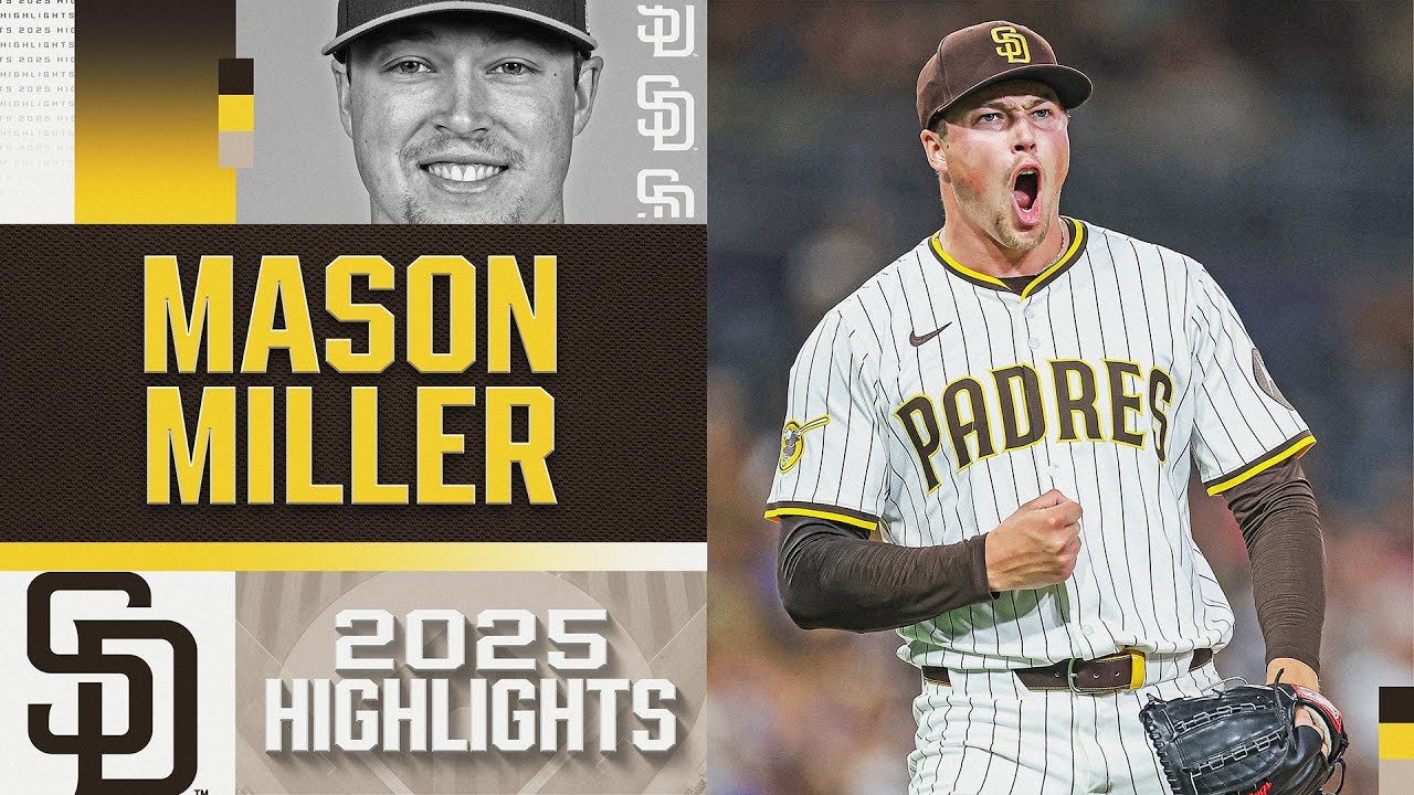 Mason Miller's best moments in 2025 😤 (Athletics & Padres highlights from the flamethrowing closer)