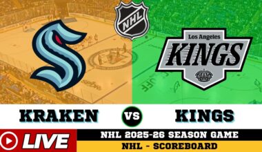 🔴LIVE : Seattle Kraken Vs Los Angeles Kings | NHL 2026 | NHL Live SCOREBOARD
