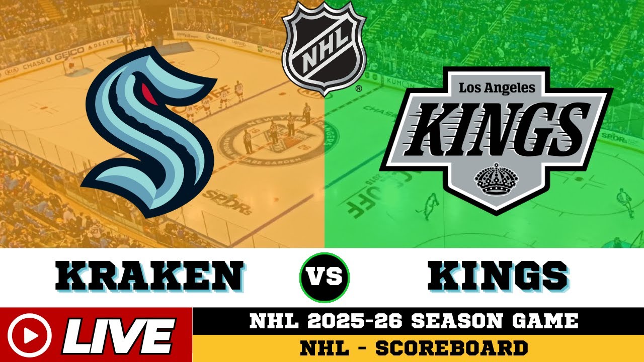 🔴LIVE : Seattle Kraken Vs Los Angeles Kings | NHL 2026 | NHL Live SCOREBOARD