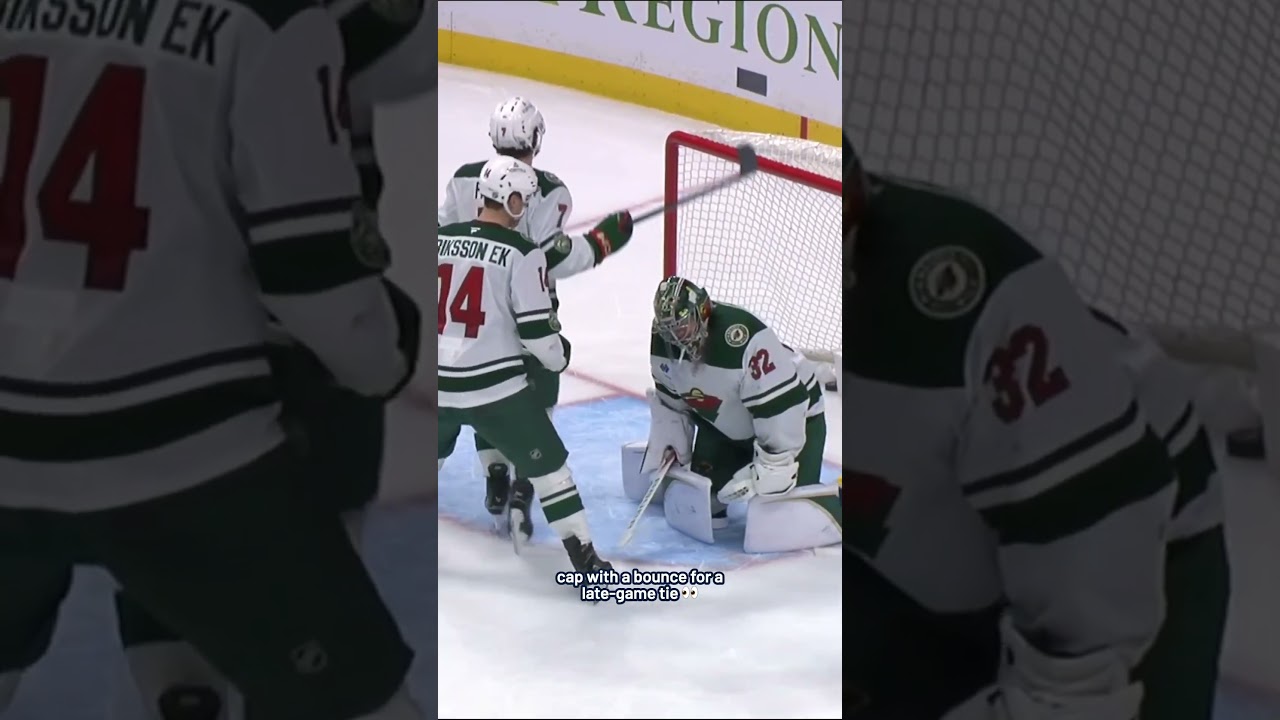 CAP WITH AN INCREDIBLE BOUNCE FOR THE TIE 🤯 #predsnhl