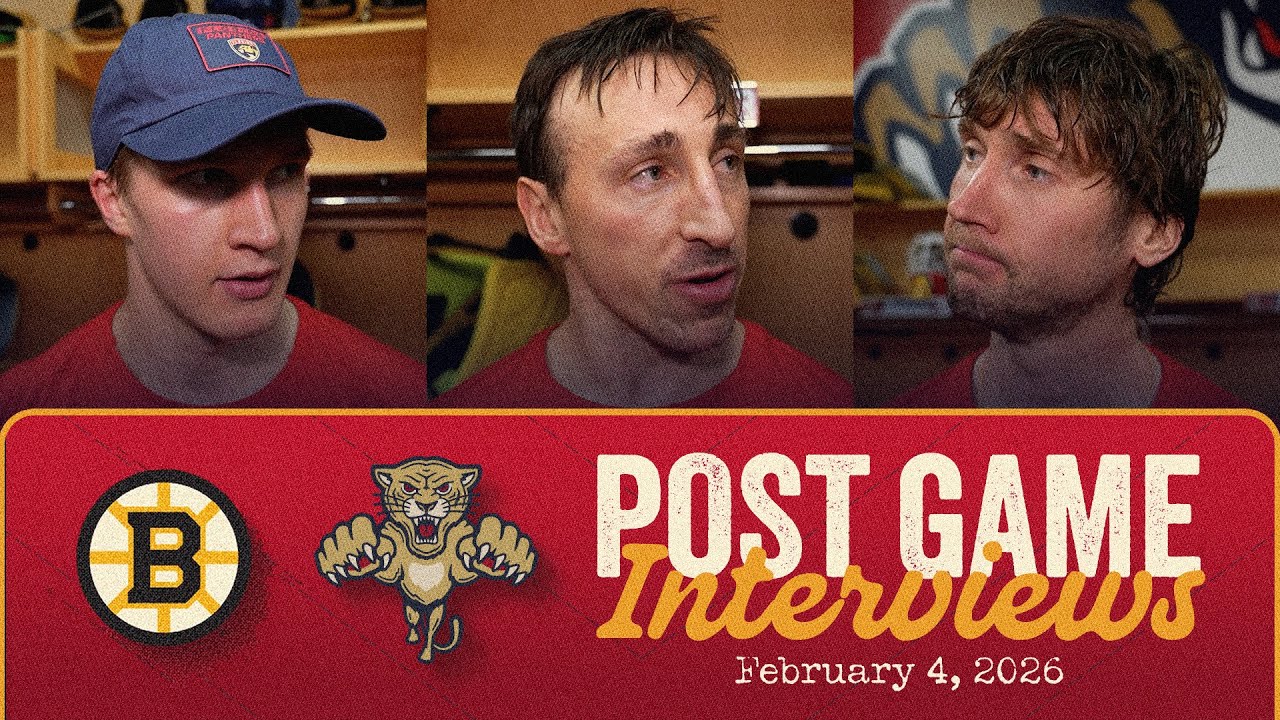 "It was a really hard game." | Postgame Reaction vs Bruins | 2.4.26