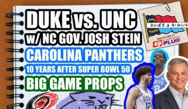 Duke vs UNC preview with NC Gov. Josh Stein | Carolina Panthers 10 years after Super Bowl 50