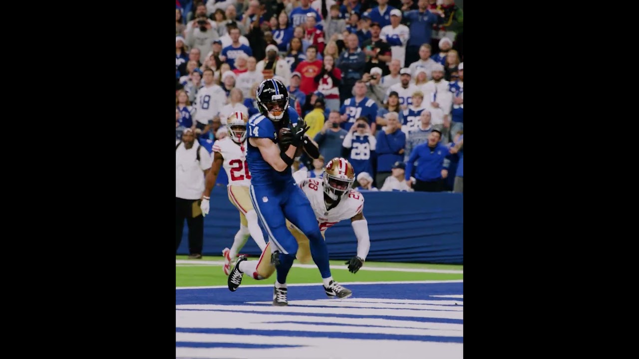 SOMEWHERE DOWN THERE IS AP. #colts #nfl #football #topplays #alecpierce #highlights #widereceiver