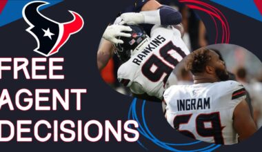 The Houston Texans Have PLENTY of INTERESTING Pending Free Agents...Who Should Sign?